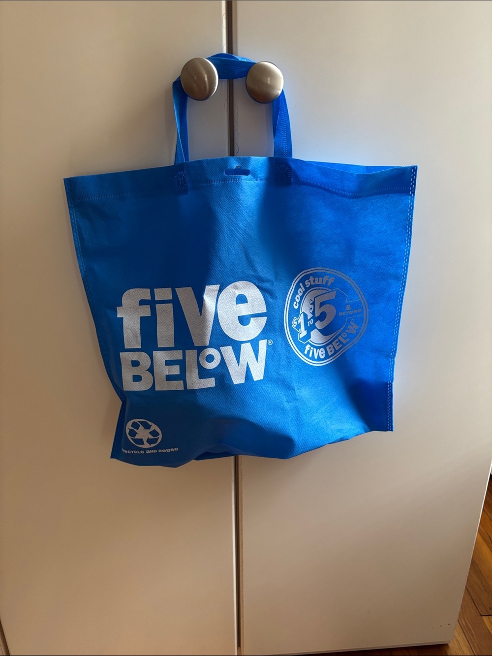 Reusable Tote Bag in Bright Blue